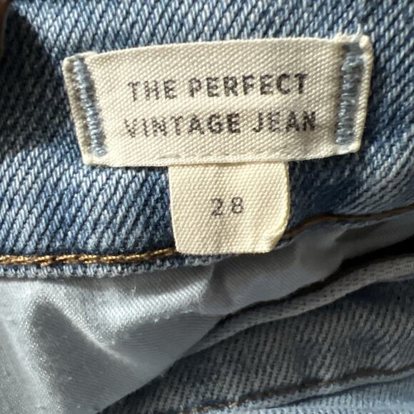 Madewell The Curvy Perfect Vinatge Jean in Coffey Wash Worn-In Edition Size 28 - Picture 11 of 15